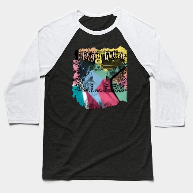 Morgan Wallen - wpap vintage Baseball T-Shirt by Hi.Nawi